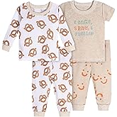 Onesies Brand baby-boys Unisex Baby Snug Fit 4-piece Pajama Set