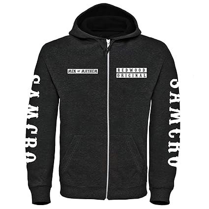 Sons Of Anarchy Custom Charter Deluxe ZIP STYLE Hoodie