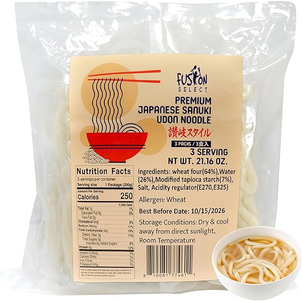 Amazon.com : Wel Pac Noodles Yokogiri Udon, 10-Ounce (Pack of 12