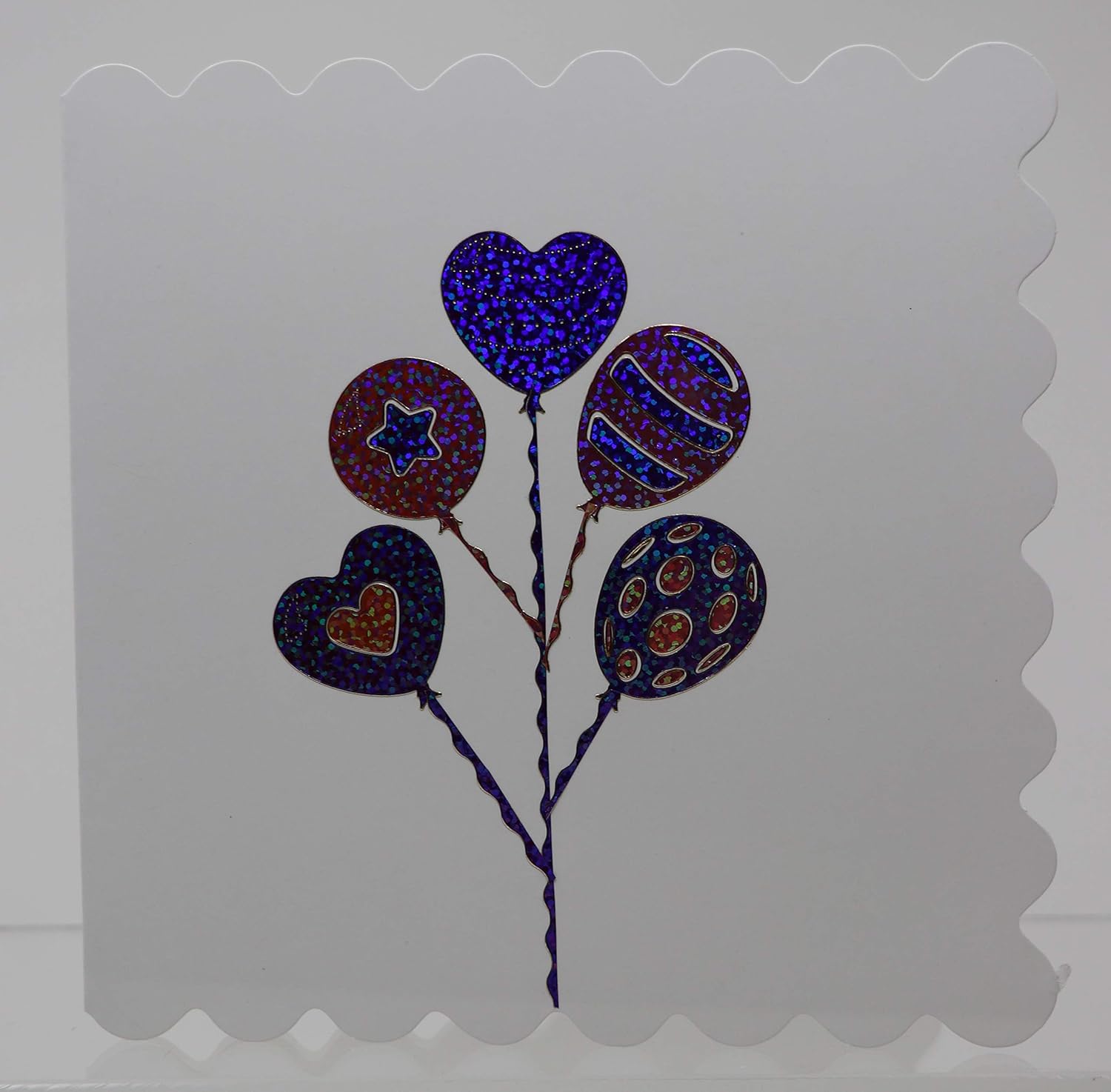 Peel Off Stickers in Holographic Party Style 2, Multicoloured - Image 4