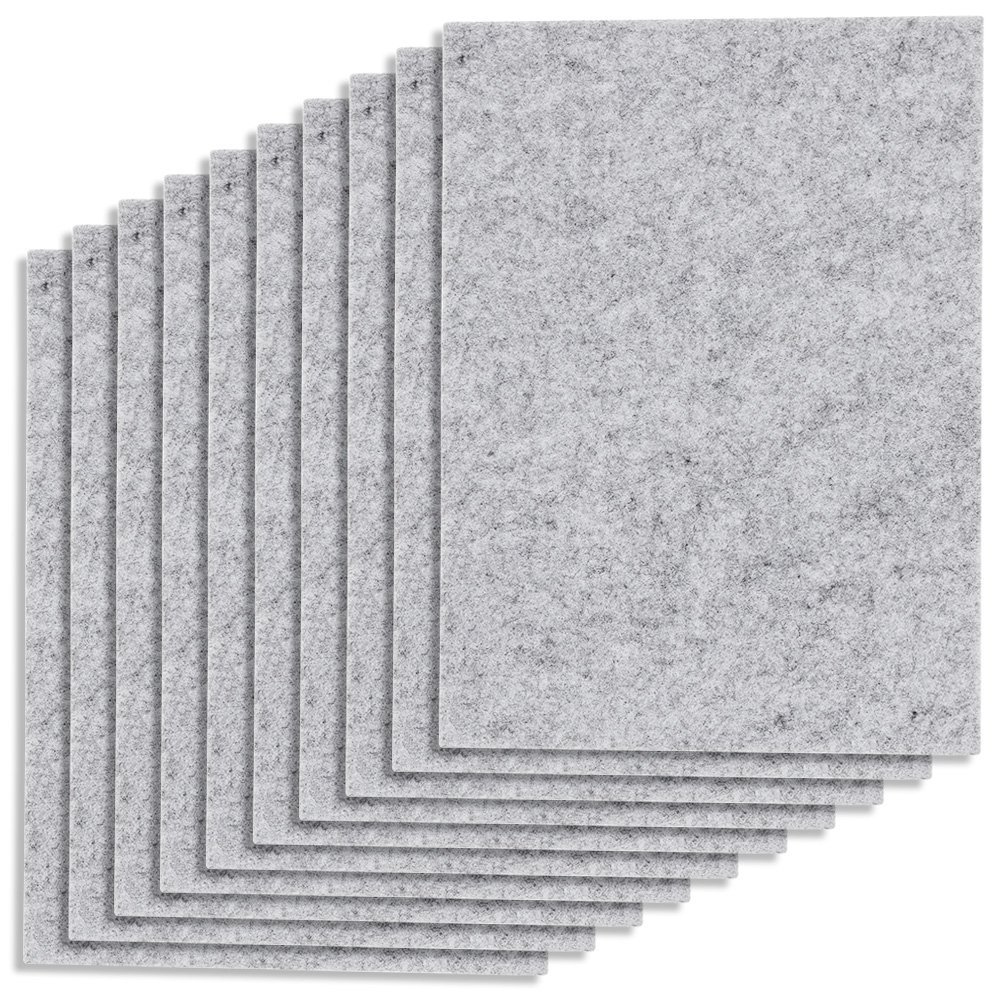 Anpro 10 Pack Premium DIY Furniture Pads Furniture Felt Sheet for Hard