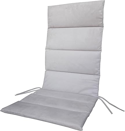 Amazon De Auflagen Fur Gartenstuhle Hochlehner Beige Sand Creme Kissen Polster Fur Gartenstuhl