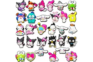 WLYOSVJE Cartoon Shoe Decoration Charms for Croc Clog Sandals