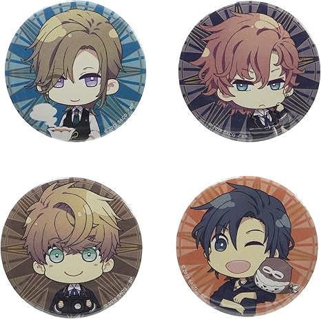 Amazon Butlers 千年百年物語 ちびキャラ缶バッジ 4個セット B アニメ 萌えグッズ 通販