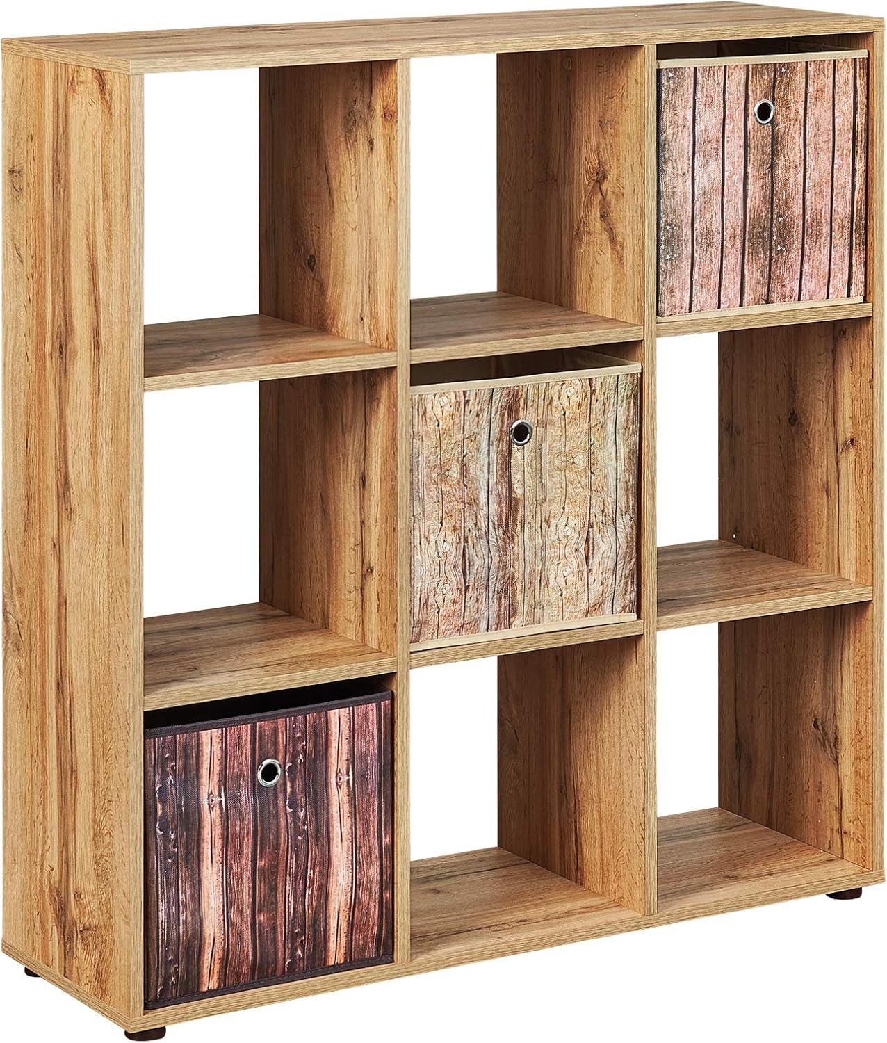 Inter Link Fsc Raumteiler Regal Trennwand Mdf Wotan Eiche Nachbildung Modern 6 Facher Wohnzimmer Esszimmer Schlafzimmer Sidra Hospital