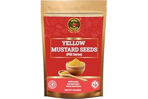 SPICE MAGIC THE TASTE OF MAGIC Spice Magic Yellow Mustard Seeds Whole 7oz (200g) | Perfect for Pickling and making Ground Mustard for Cooking & Homemade Condiments | Resealable Fresh Pack
