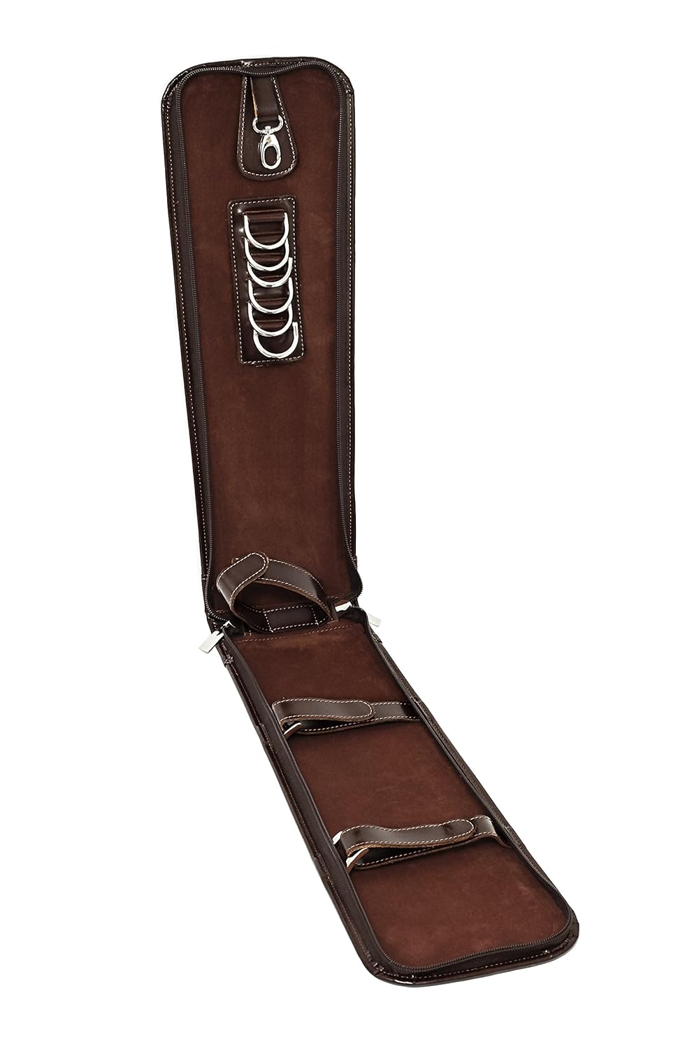 Dark Brown Genuine Leather Travel Tie Case Good Quality Amazon.co.uk