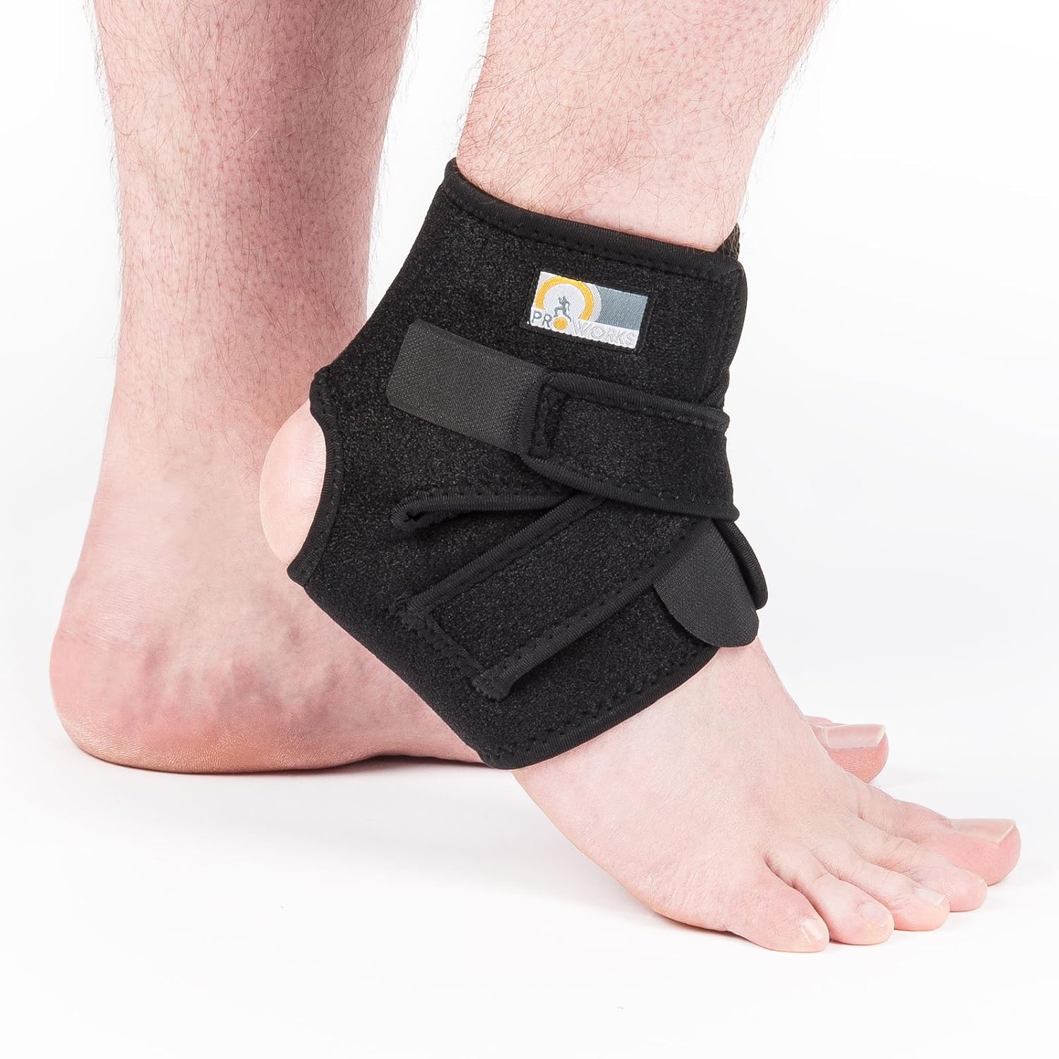 Proworks Adjustable Neoprene Ankle Support with Wider Range of Movement