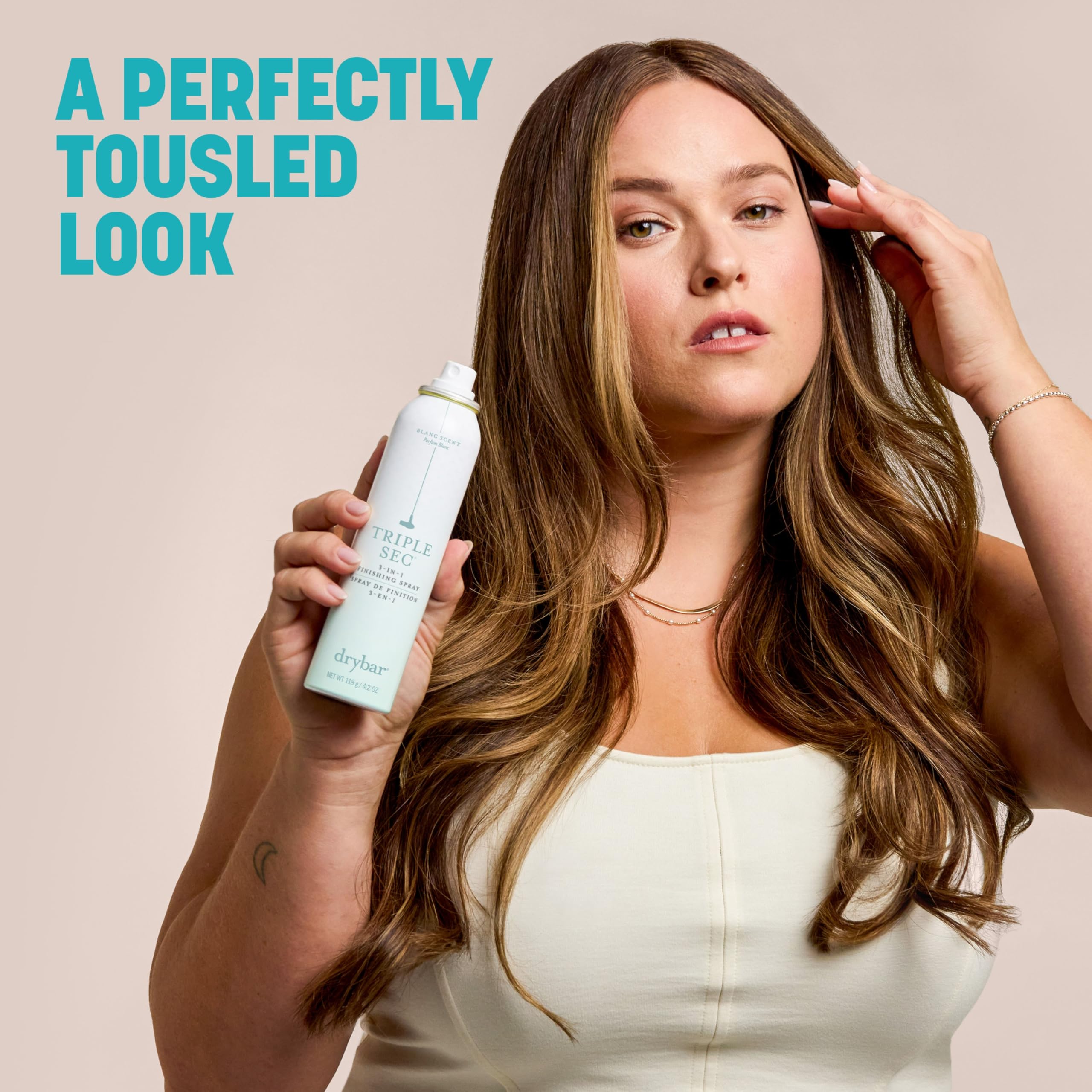 Drybar Triple Sec 3-in-1 Finishing Spray | Adds Texture, Amplifies and Refreshes Hair for Fuller Styles & Absorbs Light Oils, All Hair Types