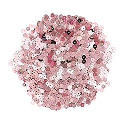 Mandala Crafts 20000 Rose Gold Sequins for Crafts