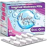 Hydro Gyn Vaginal Moisturizer Pills | Slippery Elm for Women Formulated to Support Healthy Moisture, Mood & Relaxation | Feminine Care Oral Capsules for Vaginal Dryness, ph Balance 60 Capsules