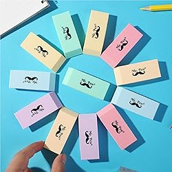 Mr. Pen- Erasers, 24 Pack, Pastel Colors Pencil