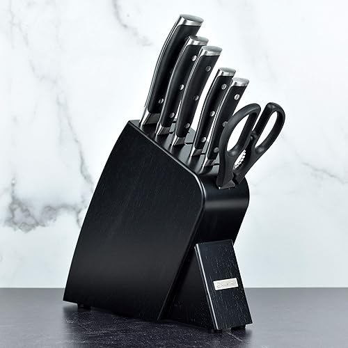 Wusthof Classic Ikon Piece Slim Knife Set with Black Block in