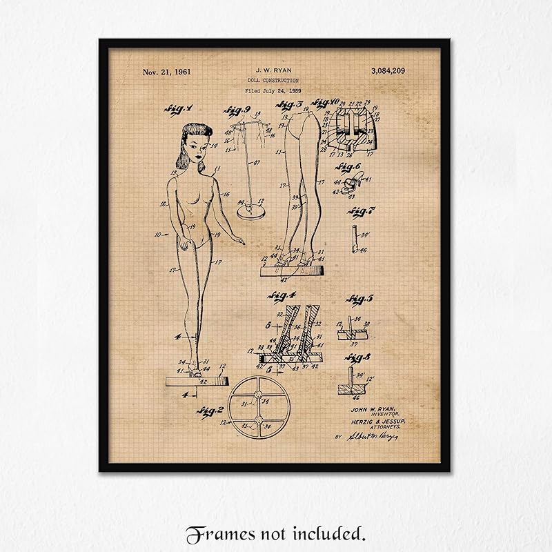 vintage barbie poster