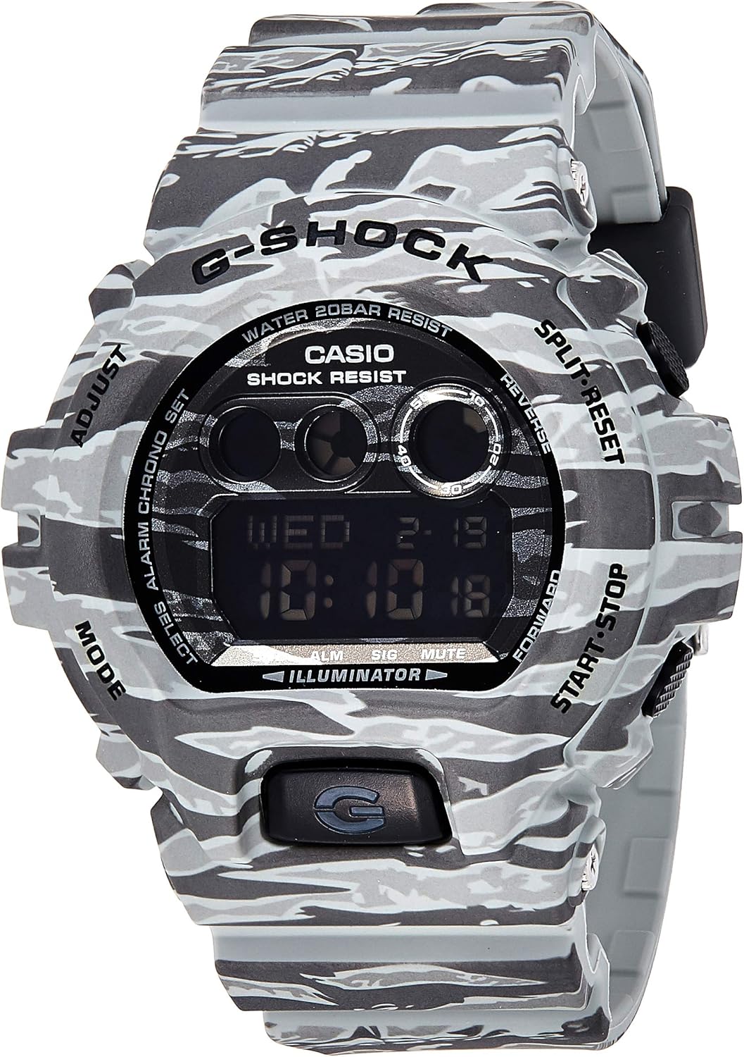 g shock camouflage grey