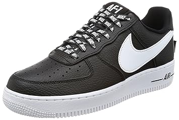 nike air force schwarz leder