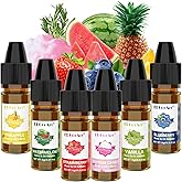 Food Flavoring Oil - Concentrated Candy Flavors, 6 Liquid Lip Gloss Flavoring Oil, Cotton Candy Pineapple Flavor Oil for Baki