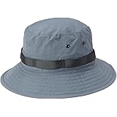 Amazon Essentials Men's Washed Nylon Outdoor Wide Brim Sun Bucket Hat