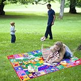 teytoy Baby Play Mat Large 44x59 Inches Non-Slip 0.6cm Thick Cotton Rug view 6