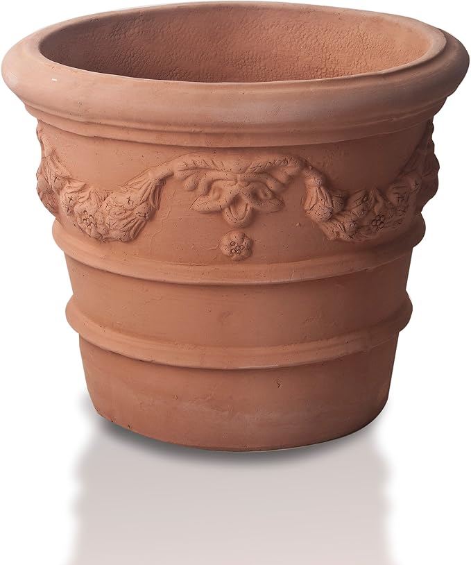 Teramico Blumenkübel XXL Bloempot Siena Conca Limoni 25cm - Vorstbestendige Terracotta