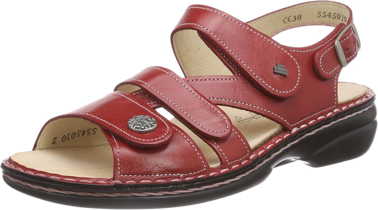 Finn Comfort Womens 2562 Gomera Venezia Leather Sandals Amazon.ca