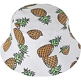 ZLYC Unisex Cute Print Bucket Hat Summer Travel Fisherman Cap for Women Men Teens
