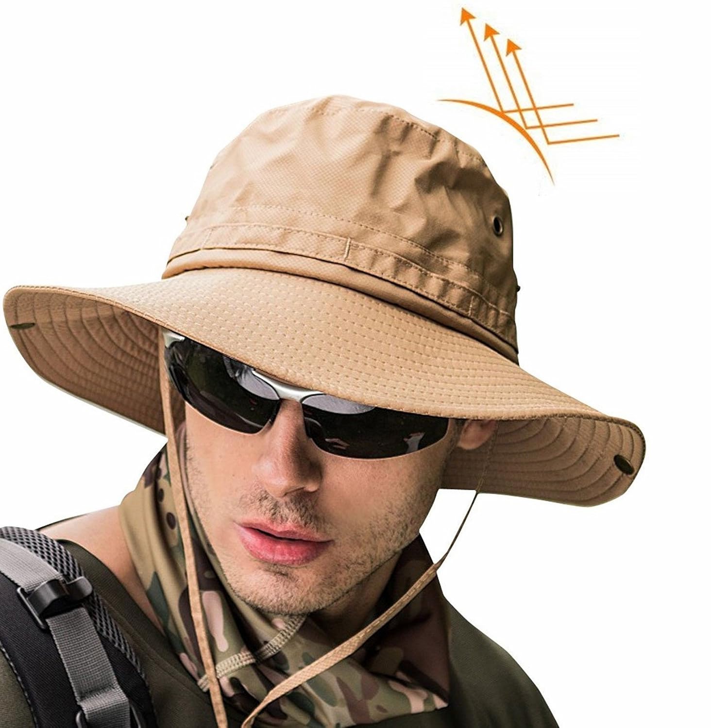 HLLMAN Boonie Hat, Classic Army Style Boonie Bush Jungle