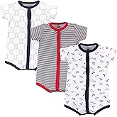 Hudson Baby Unisex Cotton Rompers