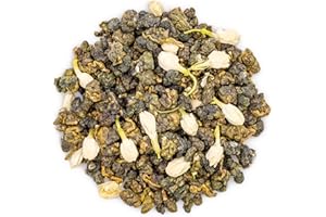 Oriarm Jasmine Oolong Tea Loose Leaf - Taiwan Oolong Green Tea Leaves with Jasmine Flowers - 250g (8.82-ounce)