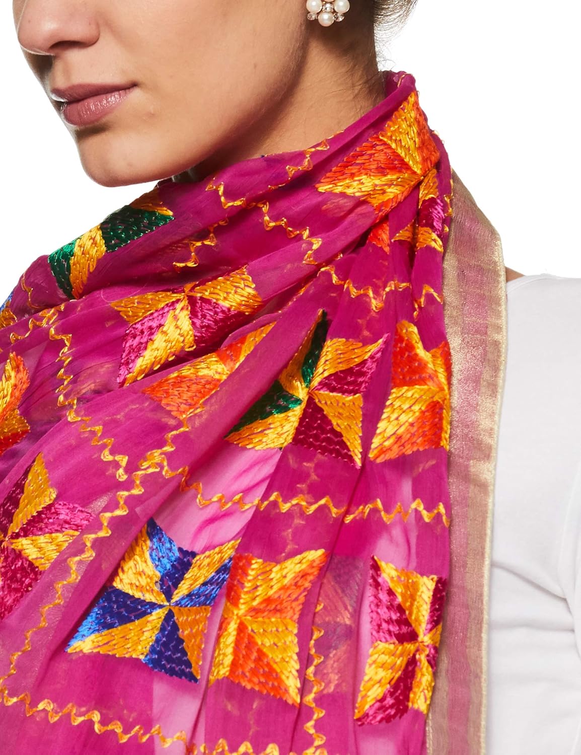 Women's Dupatta Ethnic Indian Casual Wear Shawl Stole New Look Scarves Wrap | eBay
