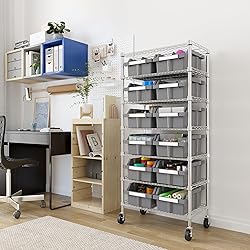 Seville Classics Heavy Duty NSF Bin Rack Solid