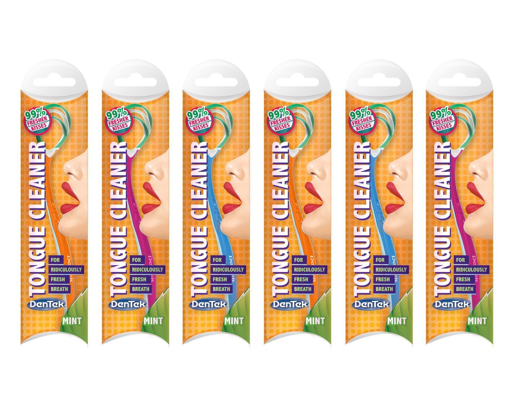 Dentek Comfort Clean Tongue Cleaner Fresh Mint (3 Pack