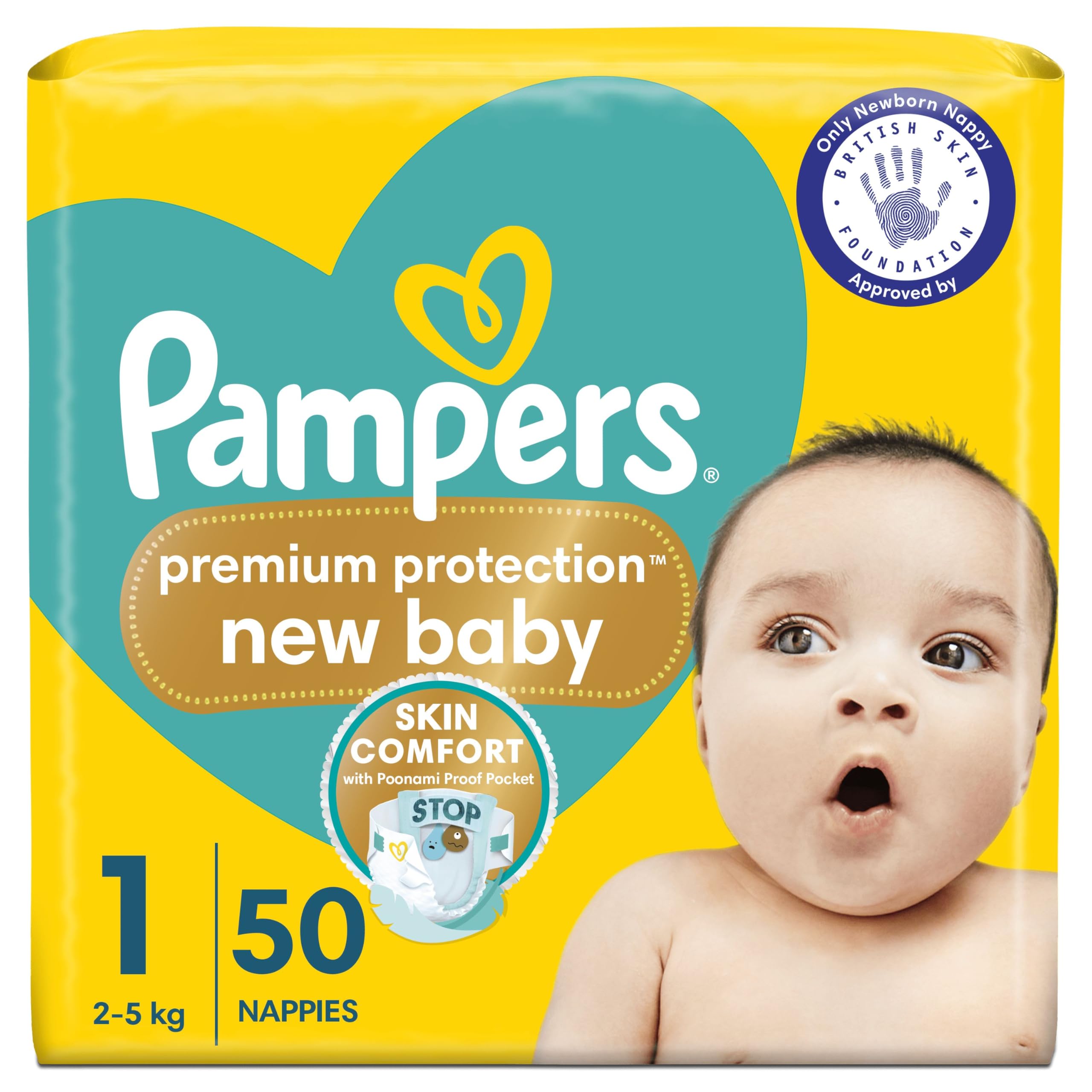 Pampers Premium Protection S1 x50