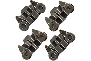 LONGADS W10195416 (pack of 4) UPGRADED Dishwasher Lower Wheels for kitchenaid, whirlpool, Kenmore elite, maytag Dishwasher Parts Lower Rack, W/1.59 Inch Wheels Replace AP5983730, W10195416V, PS11722152
