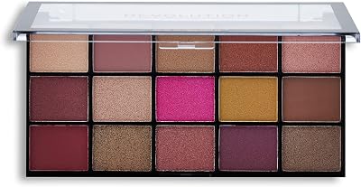 Revolution Beauty London Prestige Reloaded Eyeshadow Palette 15 Shades 16.5g
