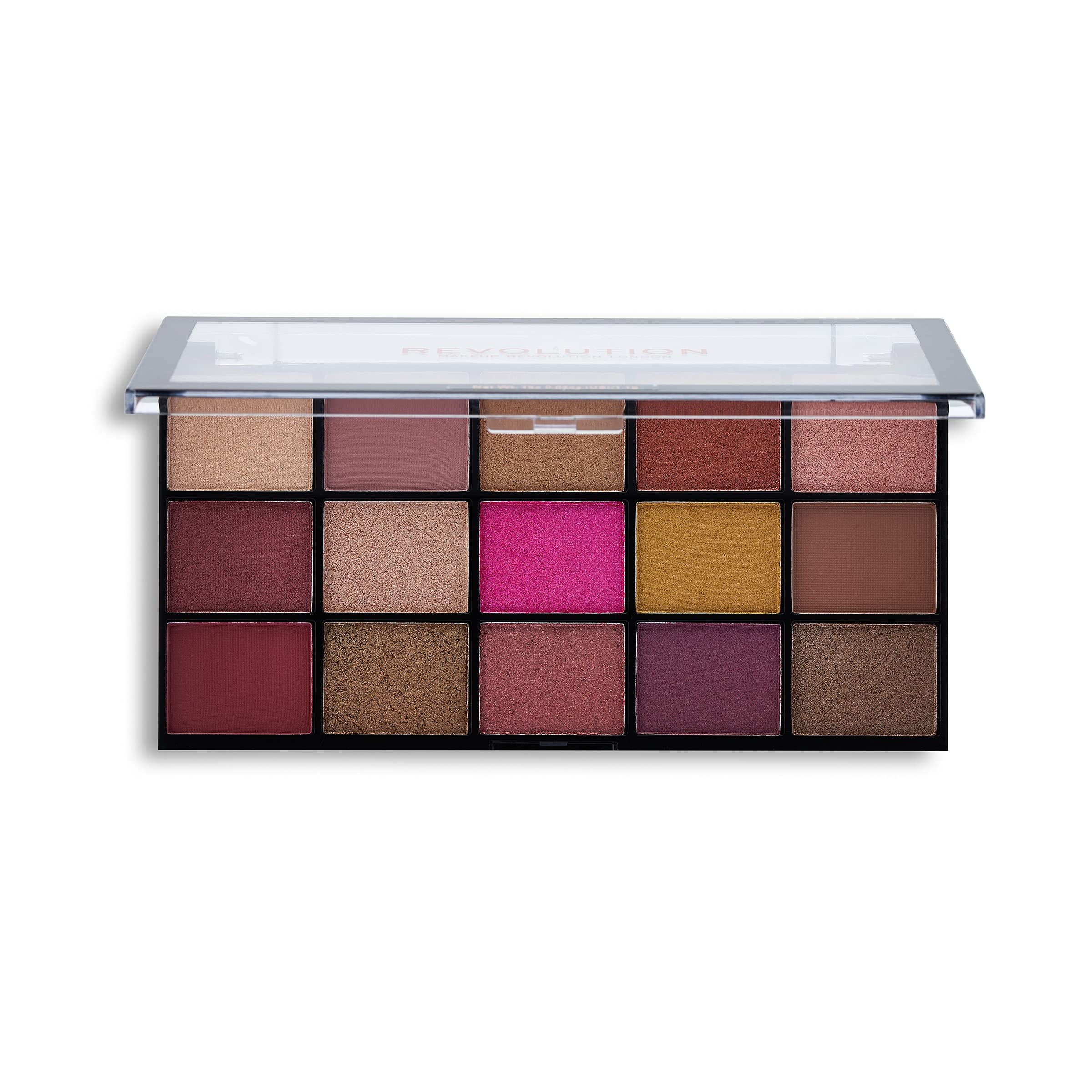 Revolution Beauty London London, Reloaded, Eyeshadow Palette, Prestige, 15 Shades, 16.5 g
