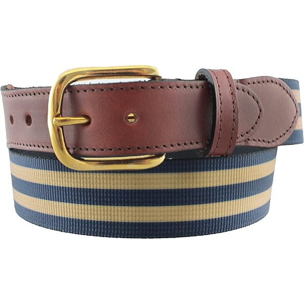 Hoof Pick Style Leather Belt, 100% Full Leather, Amish