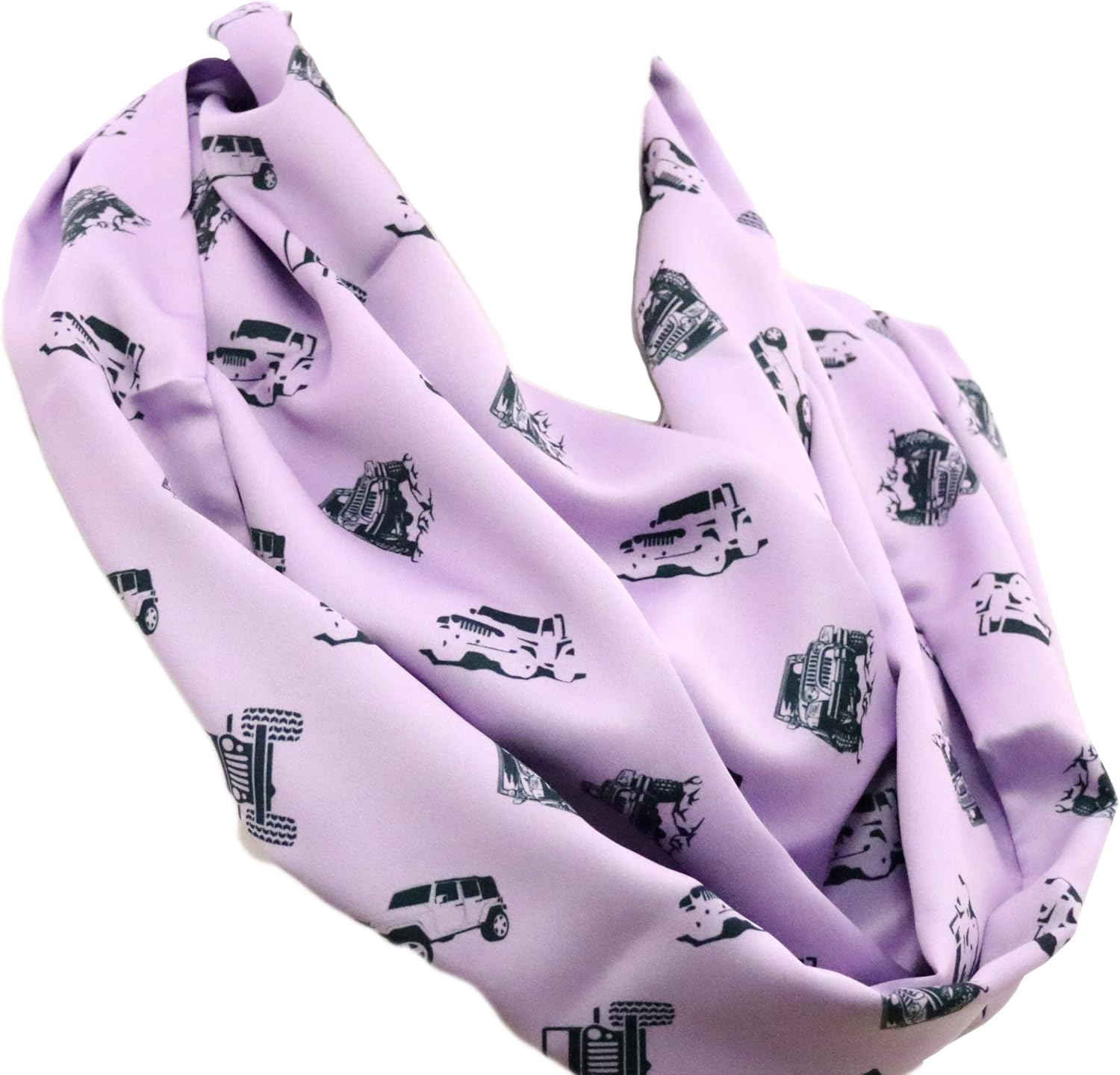 Jeep infinity Scarf for Jeep Girl for her womens purple