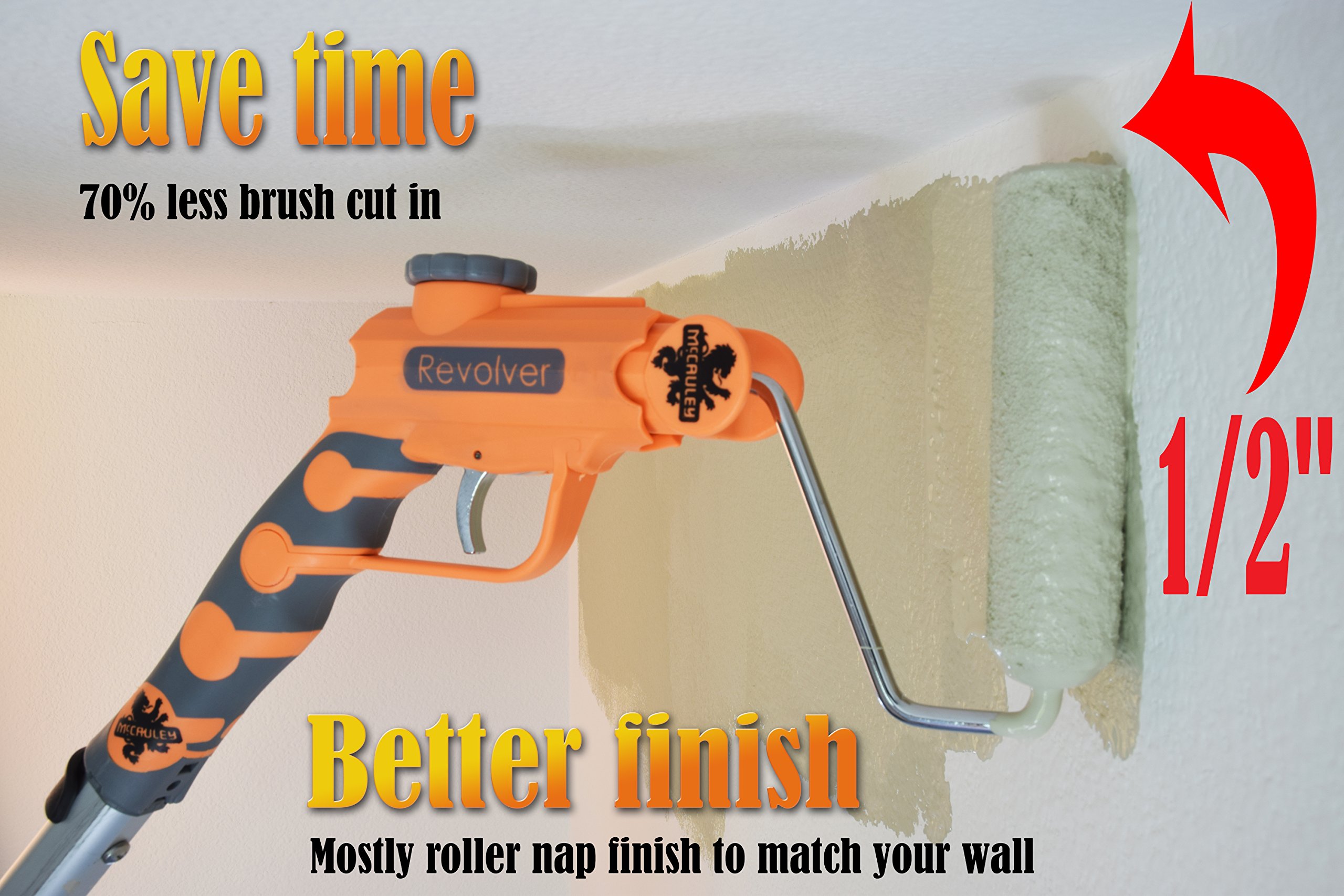 McCauley Tools REVOLVER Multi Position Paint Brush and Paint Roller