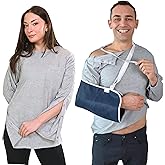 Inspired Comforts Unisex Post-Surgery/Dialysis Shirt | Full Tearaway Design with Easy-Open Shoulder, Arm & Side Snaps