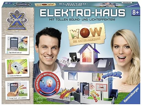 Ravensburger 18939 - ScienceX WOW Elektrohaus