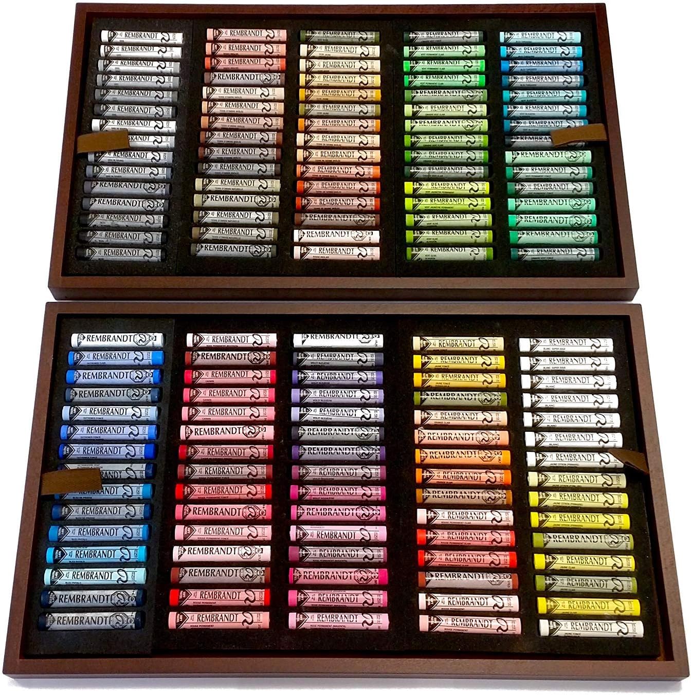 CAJA MADERA 150 PASTELES REMBRANDT: Amazon.es: Juguetes y juegos