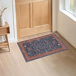 Washable 2x3 Entry Rug Front Door Indoor, Farmhouse