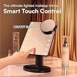 H&S Makeup Mirror with Lights - LED Vanity Mirror & 10x Magnifying Mirror view 2