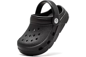HOBIBEAR Kids Garden Clogs Toddler Sandals for Boys Girls Slipper Beach Water Shoes Slip on (Toddler/Little/Big Kids)