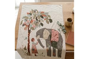 Large Vintage Floral Print Bath Towel - Cotton Absorbent Bath Mat Multi-Functional Blanket for Home Car and Beach-Soft Orange