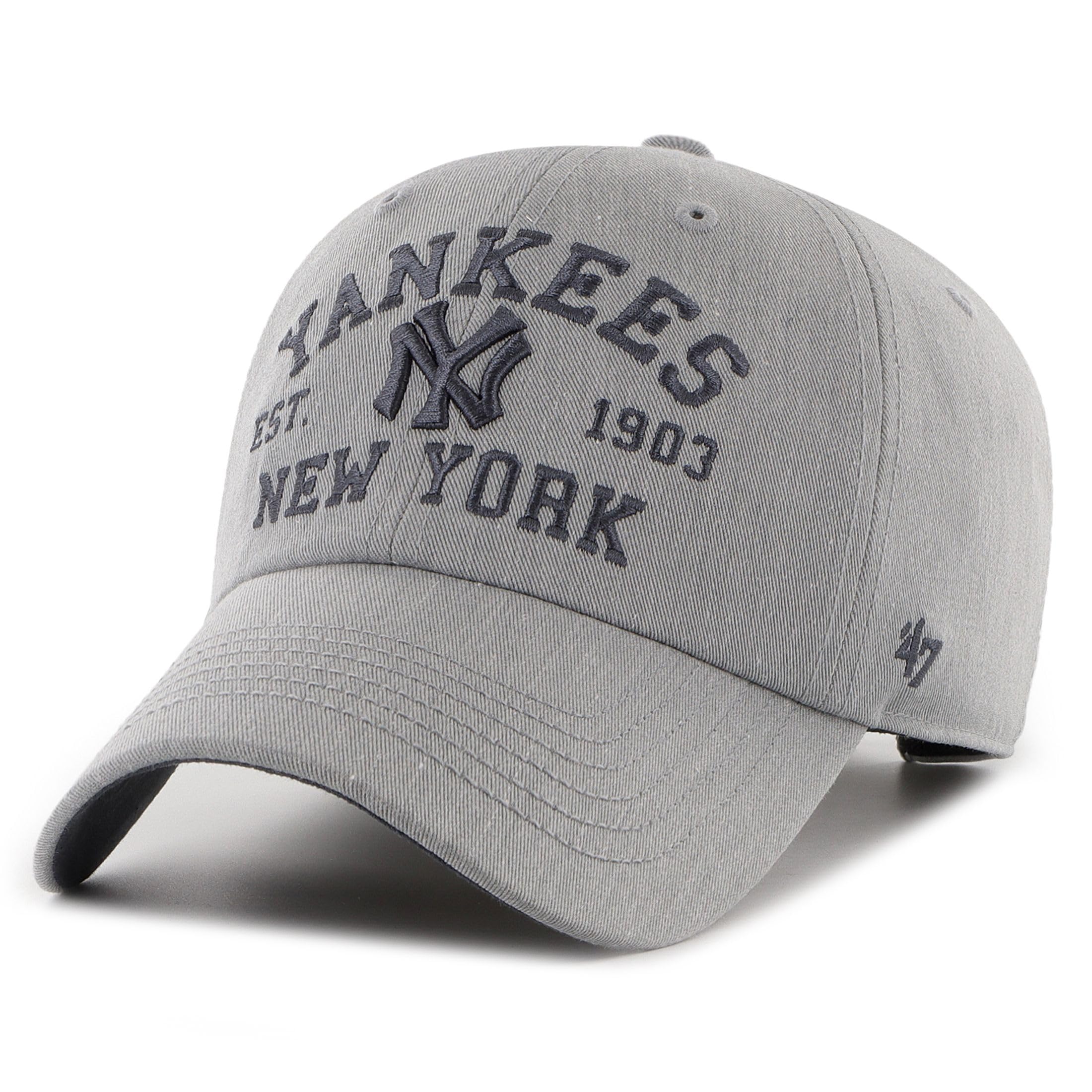 47 Brand Clean Up Cap - MAULDREN New York Yankees Grey