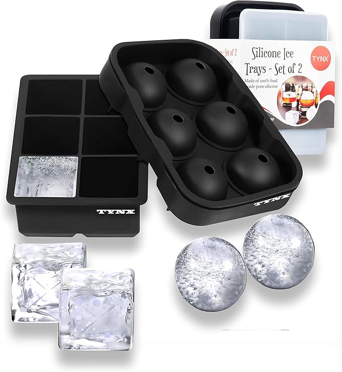 Silicone Ice Cube Tray Ice Cube Molds Sphere Round Ice