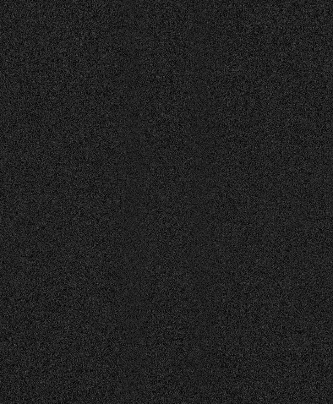 Rasch paperhangings Wallpaper, Uni, Black, 610376