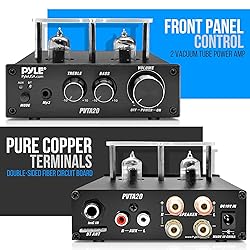 Pyle Bluetooth Tube Amplifier Stereo Receiver